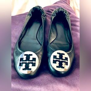 Tory burch reva  ballet flats leather